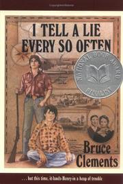 Cover of: I Tell a Lie Every So Often by Bruce Clements