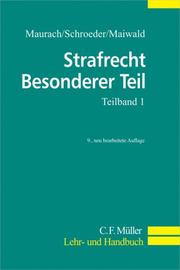 Cover of: Strafrecht, Besonderer Teil: ein Lehrbuch