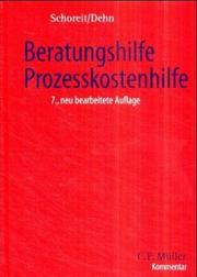 Cover of: Beratungshilfe/Prozesskostenhilfe