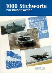 Cover of: 1000 Stichworte zur Bundeswehr