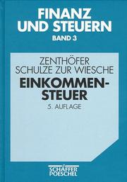 Cover of: Einkommensteuer by Wolfgang Zenthöfer