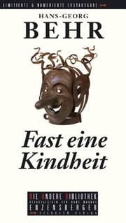 Cover of: Fast eine Kindheit.