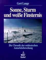 Sonne, Sturm, und weisse Finsternis by Gert Lange