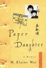 Cover of: Paper daughter by M. Elaine Mar, M. Elaine Mar