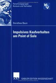 Cover of: Impulsives Kaufverhalten am Point of Sale. by Dorothea Baun