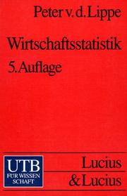 Cover of: Wirtschaftsstatistik.