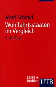 Cover of: Wohlfahrtsstaaten im Vergleich.