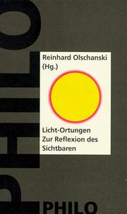 Cover of: Licht-Ortungen: zur Reflexion des Sichtbaren