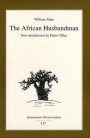 Cover of: African Husbandman by William Allan