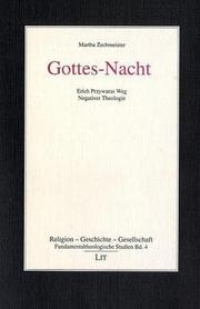 Cover of: Gottes-Nacht: Erich Przywaras Weg negativer Theologie