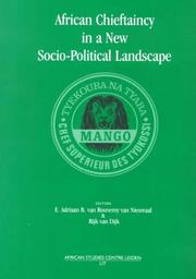 Cover of: African chieftaincy in a new socio-political landscape