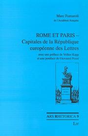 Cover of: Rome et Paris by Marc Fumaroli