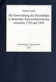 Cover of: Die Entwicklung des Polenbildes in deutschen Konversationslexika zwischen 1795 und 1945