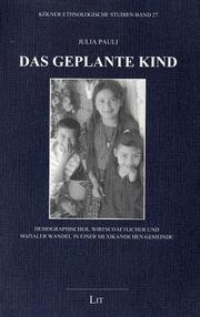 Cover of: Das geplante Kind by Julia Pauli