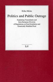 Cover of: Politics and public outrage by Erika Meins