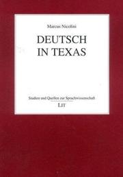 Deutsch in Texas by Marcus Nicolini