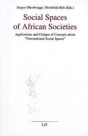 Social spaces of African societies: applications and critique of concepts about transnational social spaces by Mechthild Reh