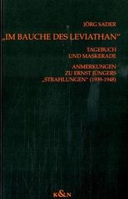 Cover of: Im Bauche des Leviathan by Jörg Sader
