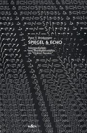 Cover of: Spiegel & Echo by Peter V. Brinkemper