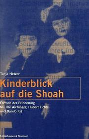 Cover of: Kinderblick auf die Shoah by Danilo Kiš