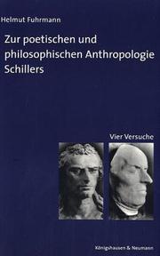 Cover of: Zur poetischen und philosophischen Anthropologie Schillers: Vier Versuche