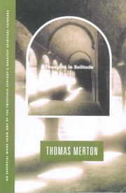 Cover of: Thoughts in Solitude by Thomas Merton