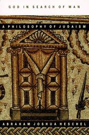 Cover of: God in Search of Man : A Philosophy of Judaism