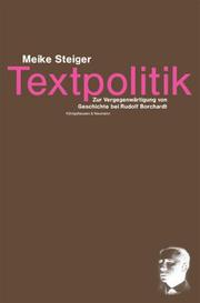Cover of: Textpolitik by Meike Steiger