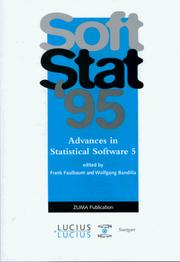 Softstat '95 by Konferenz über die Wissenschaftliche Anwendung von Statistik-Software (8th 1995 Heidelberg, Germany)