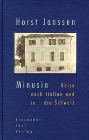 Cover of: Minusio by Janssen, Horst