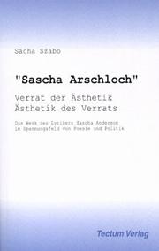 Sascha Arschloch by Sacha Szabo