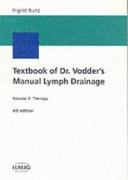 Cover of: Textbook of Dr. Vodder's Manual Lymph Drainage (Volume 2)