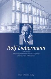 Rolf Liebermann by Gisela Aurbek