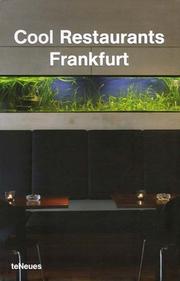 Cover of: Cool Restaurants Frankfurt (Cool Restaurants) by Micky Rosen