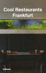 Cover of: Cool Restaurants Frankfurt (Cool Restaurants)