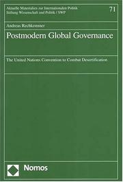 Cover of: Postmodern Global Governance by Andreas Rechkemmer