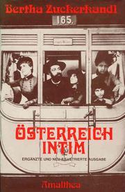Cover of: Österreich intim: Erinnerungen 1892-1942