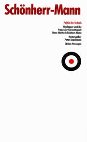 Cover of: Politik der Technik by Hans-Martin Schönherr-Mann