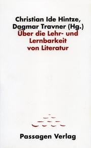 Cover of: Über die Lehr- und Lernbarkeit von Literatur