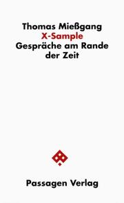 Cover of: X-Sample: Gespräche am Rande der Zeit