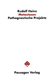 Cover of: Metastasen: pathognostische Projekte