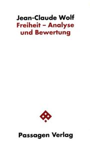 Cover of: Freiheit: Analyse und Bewertung