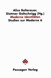 Cover of: Moderne Identitäten