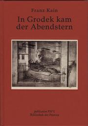 Cover of: In Grodek kam der Abendstern: Roman