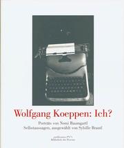 Cover of: Wolfgang Koeppen--ich? by Wolfgang Koeppen