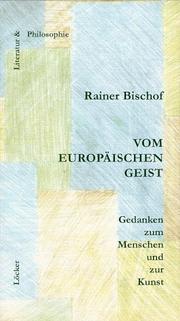 Vom europäischen Geist cover