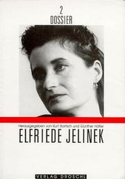 Cover of: Elfriede Jelinek