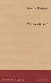 Cover of: Über den Versuch