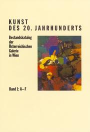 Cover of: Kunst des 20. Jahrhunderts: Bestandskatalog der Österreichischen Galerie des 20. Jahrhunderts.