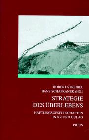 Cover of: Strategie des Überlebens by Robert Streibel, Hans Schafranek (Hg.) ; mit Beiträgen von Gerhard Armanski ... [et al.].